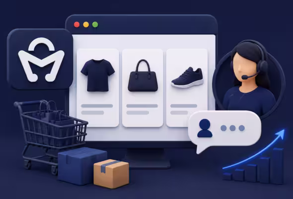 Atendimento online em tempo real integrado à loja Magento
