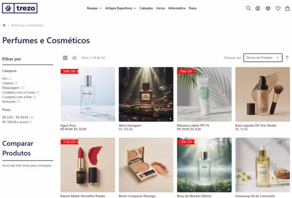 Labels e selos de produtos no MageUp