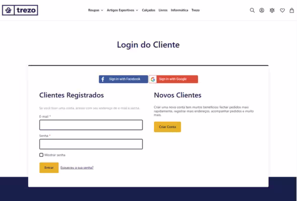 Login social no MageUp